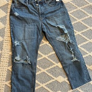 Old Navy slouchy straight jean